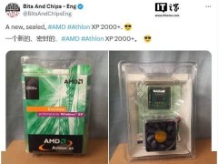 22年前的珍藏重现：未开封amd athlon xp 2000 处理器，怀旧科技让你心动了吗？